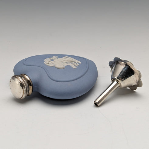 British Vintage Wedgwood Jasperware Heart-shaped Perfume Bottle